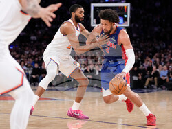 Pistons Knicks Basketball