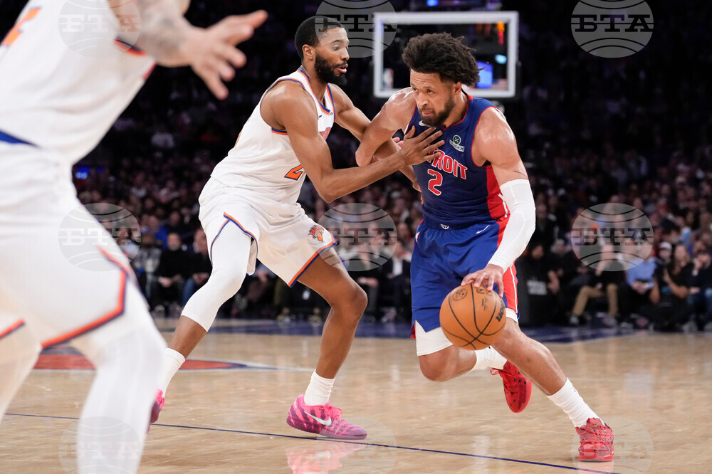 Pistons Knicks Basketball