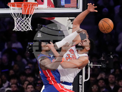 Pistons Knicks Basketball