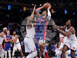 Pistons Knicks Basketball