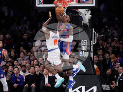 Pistons Knicks Basketball