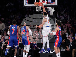 Pistons Knicks Basketball