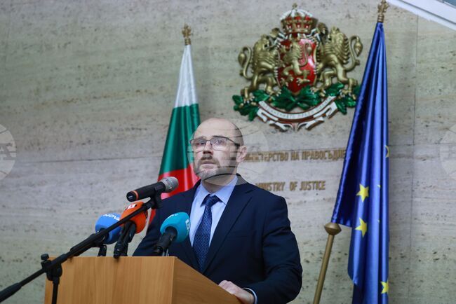 Министерство на правосъдието - Андрей Янкулов - пресконференция