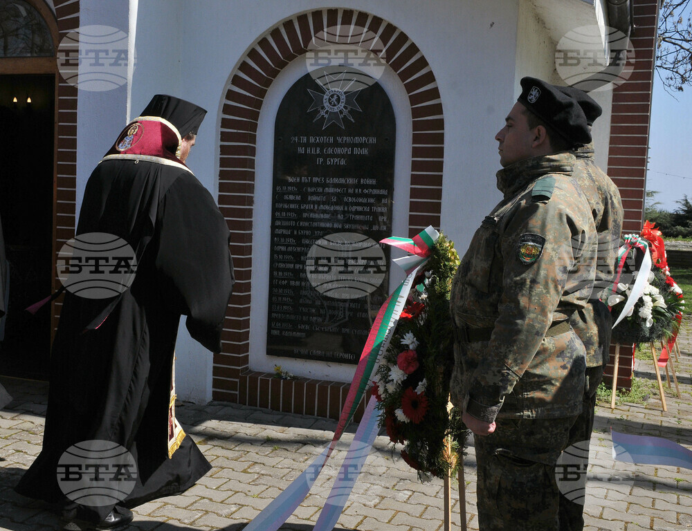 Бургас - параклис "Свети Георги" - загинали в Балканските войни - памет