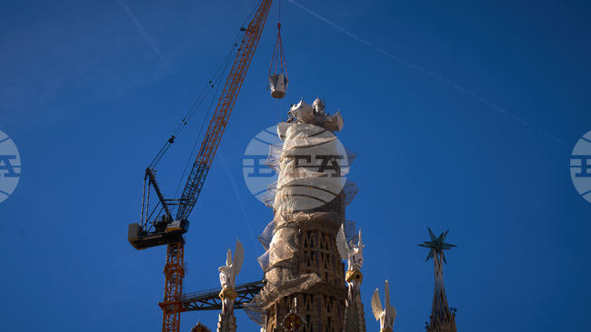 Базиликата "Саграда Фамилия" в Барселона достигна максималната си височина след повече от век
