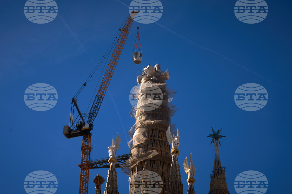 Базиликата "Саграда Фамилия" в Барселона достигна максималната си височина след повече от век