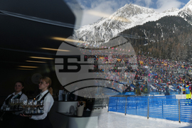 APTOPIX Milan Cortina Olympics Biathlon