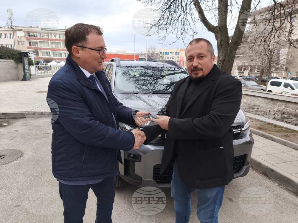 Районното управление на МВР в Панагюрище получи нов автомобил