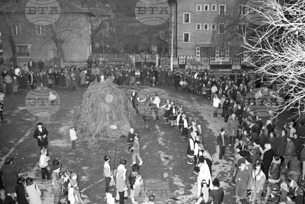 Отбелязване на Сирни заговезни в Герман през 1986 година