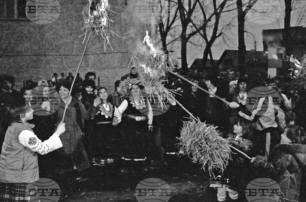 Отбелязване на Сирни заговезни в Герман през 1986 година