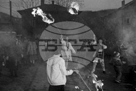 Отбелязване на Сирни заговезни в Герман през 1986 година