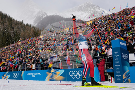 APTOPIX Milan Cortina Olympics Biathlon