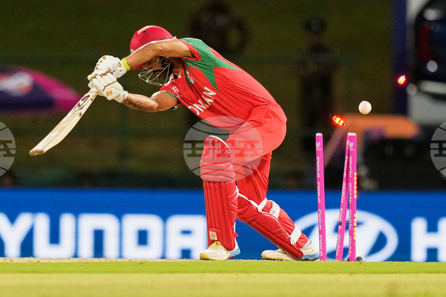 APTOPIX Australia Oman T20 WCup Cricket