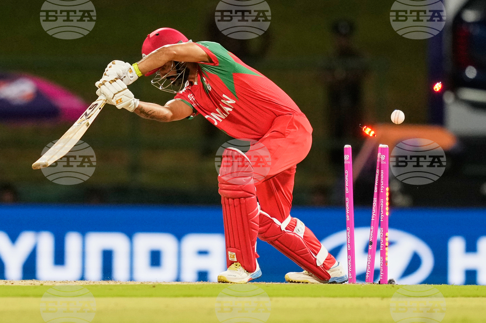 APTOPIX Australia Oman T20 WCup Cricket