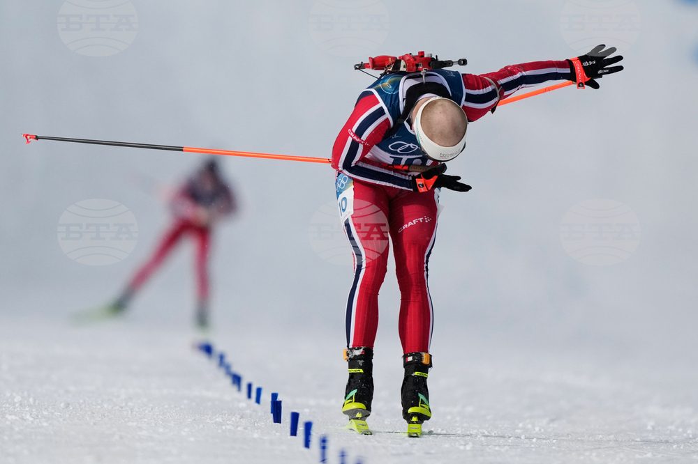 APTOPIX Milan Cortina Olympics Biathlon