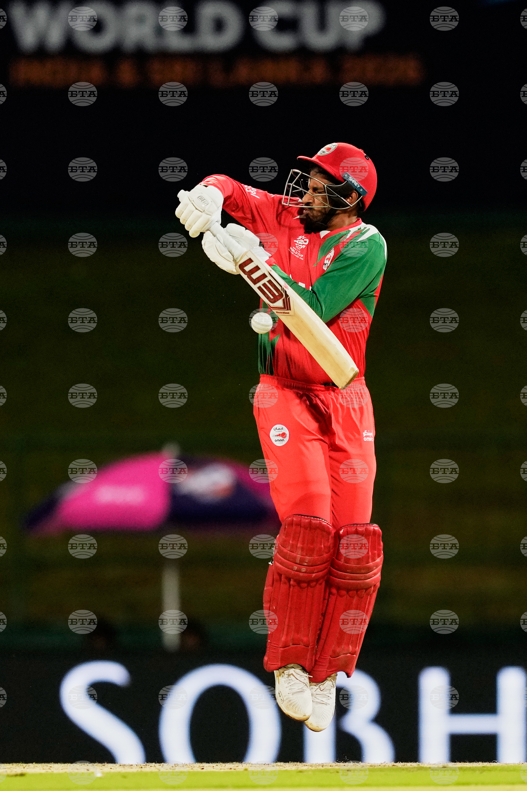 APTOPIX Australia Oman T20 WCup Cricket