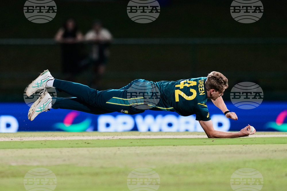 APTOPIX Australia Oman T20 WCup Cricket