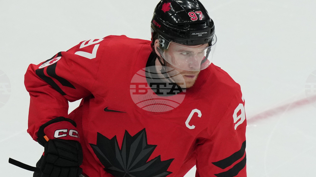 Конър МакДейвид бе определен за "Най-добър играч" на олимпийския турнир по хокей на лед