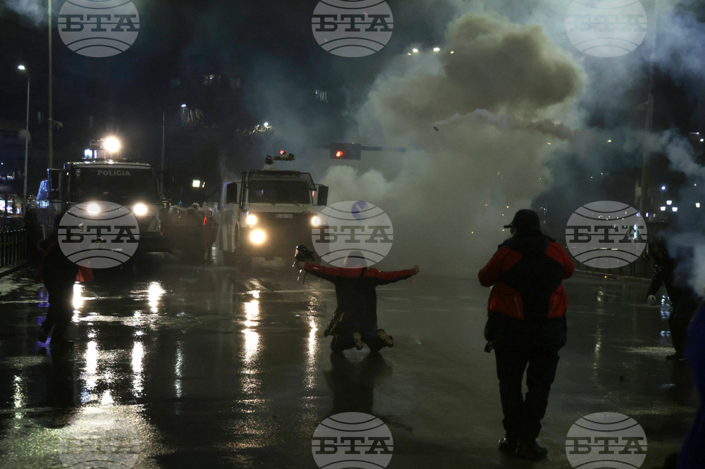 APTOPIX Albania Protest