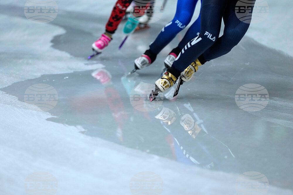 APTOPIX Milan Cortina Olympics Short Track Speedskating