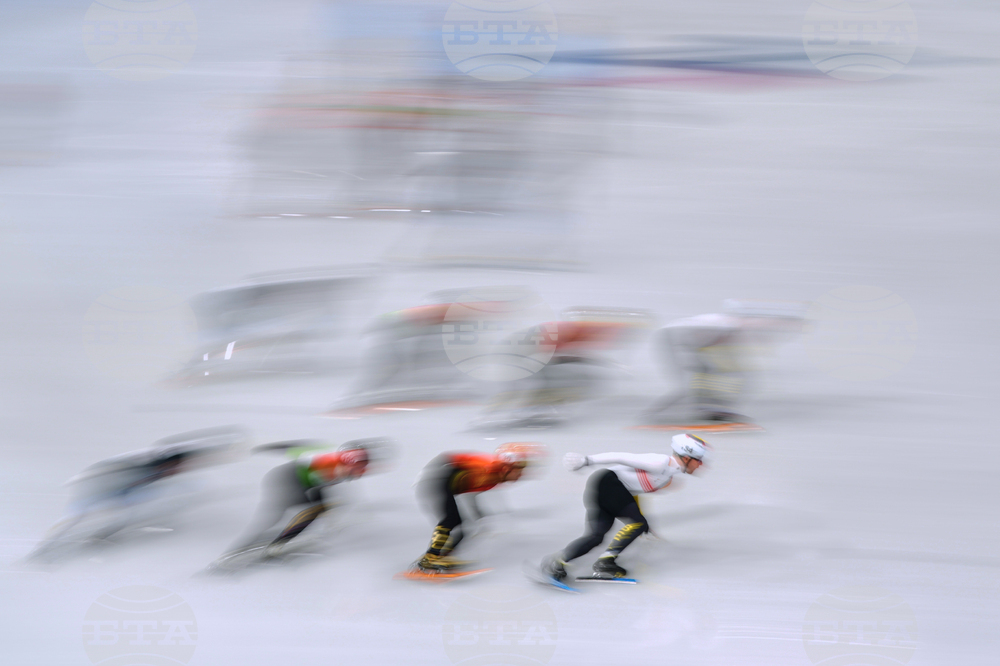 APTOPIX Milan Cortina Olympics Short Track Speedskating