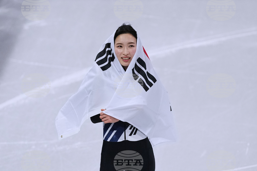 APTOPIX Milan Cortina Olympics Short Track Speedskating