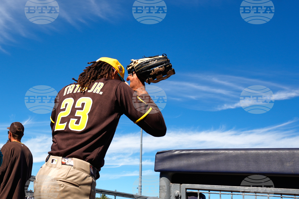 Padres Mariners Spring Baseball