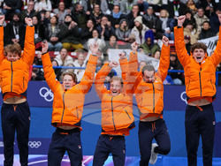APTOPIX Milan Cortina Olympics Short Track Speedskating