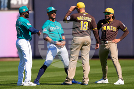 Padres Mariners Spring Baseball