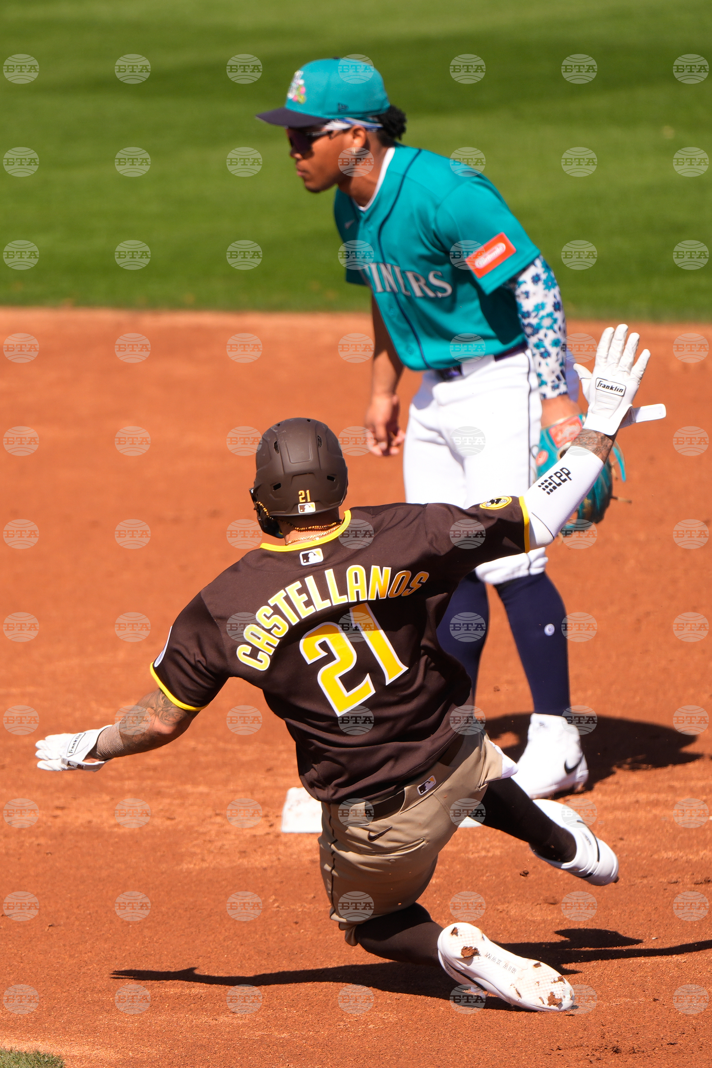 Padres Mariners Spring Baseball