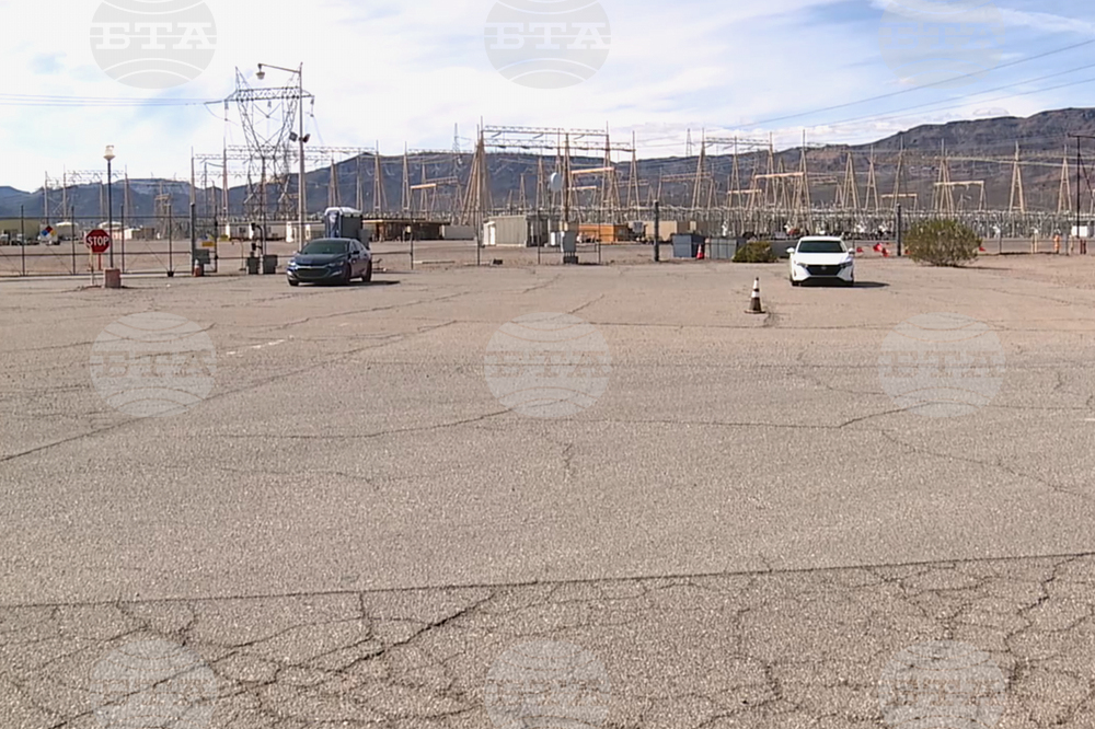 Vegas Car Into Power Station