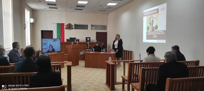 Увеличение на гражданските дела и намаление на наказателните през 2021 г. отчитат в Търговищкия съдебен район