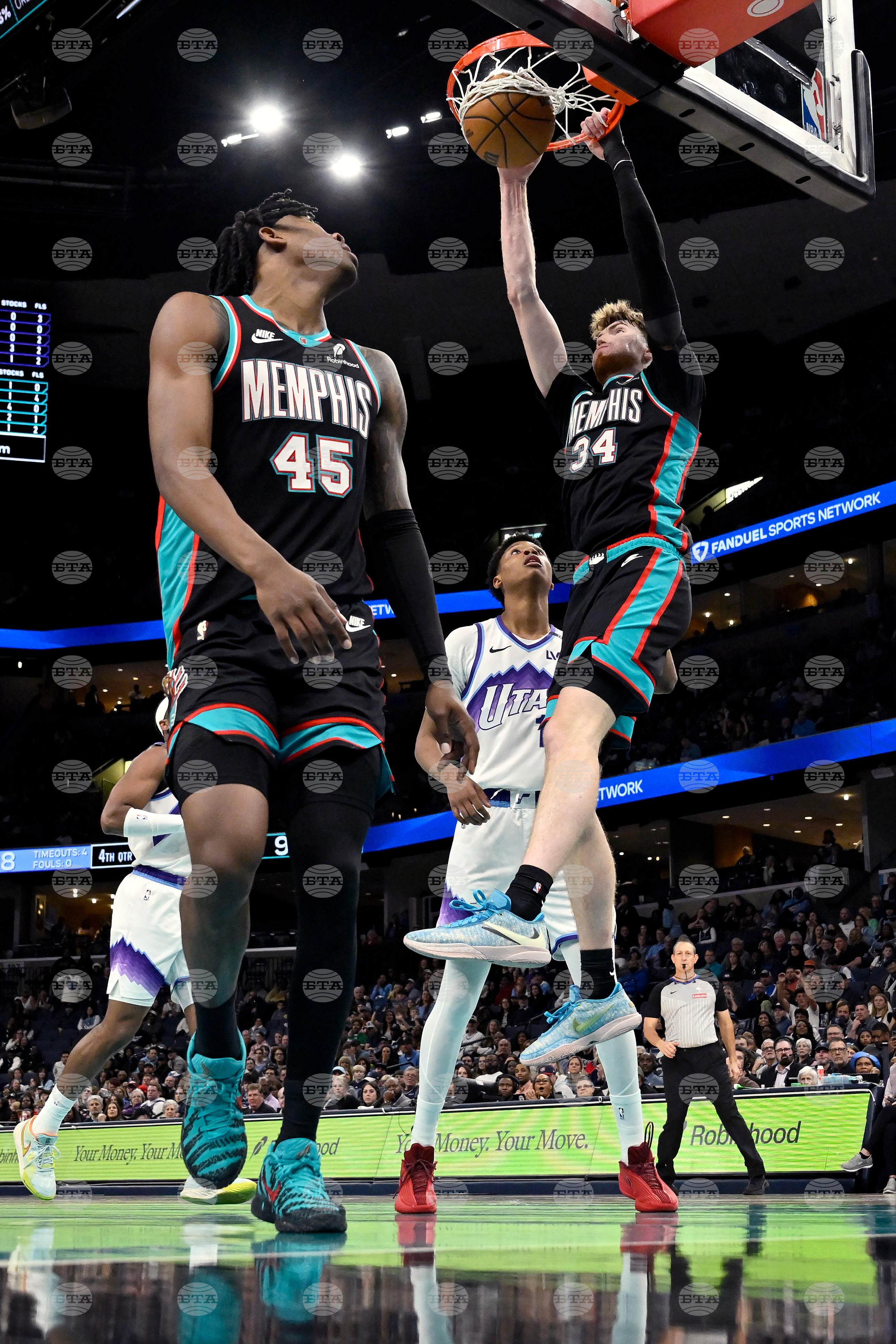 Jazz Grizzlies Basketball