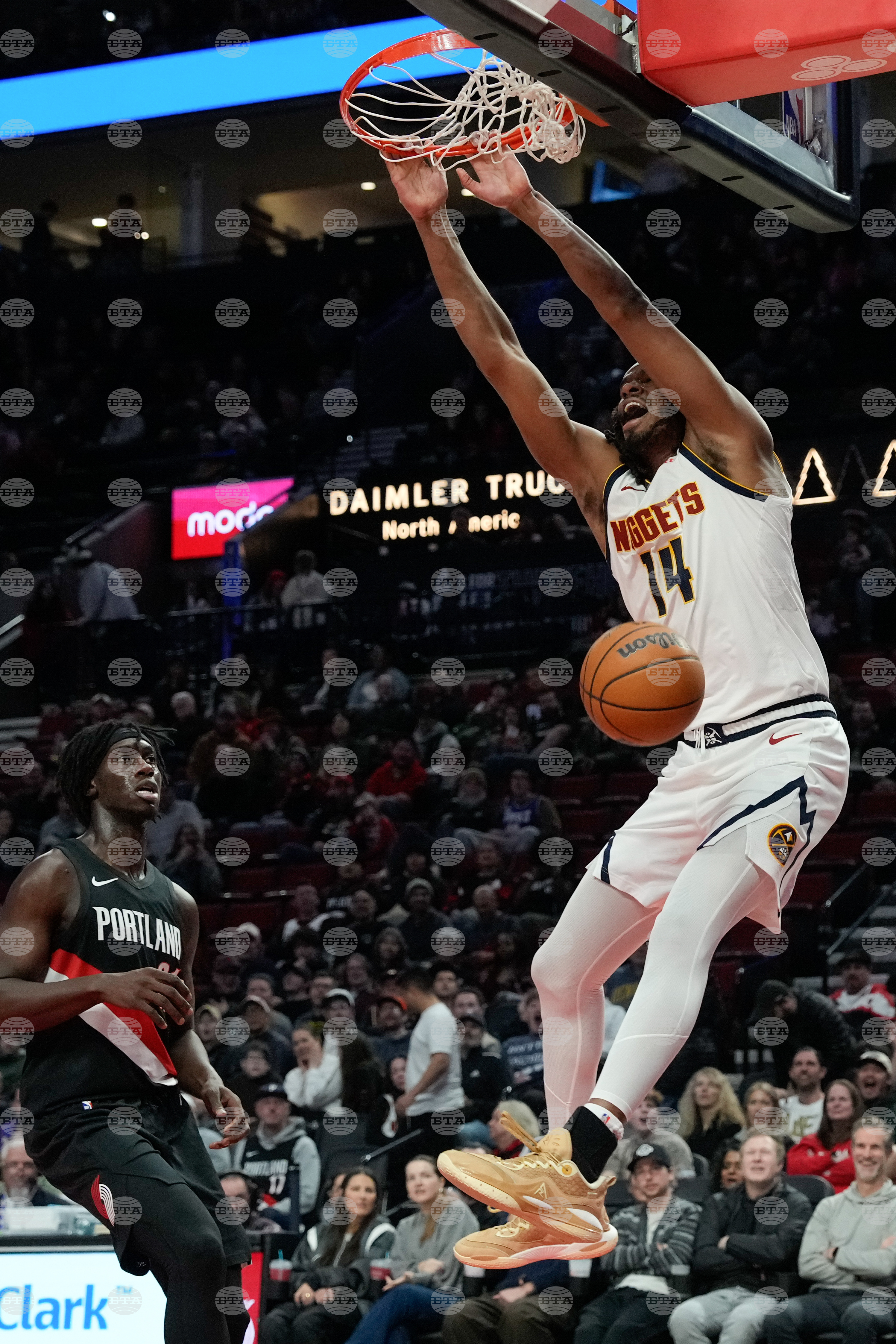 Nuggets Trail Blazers Basketball