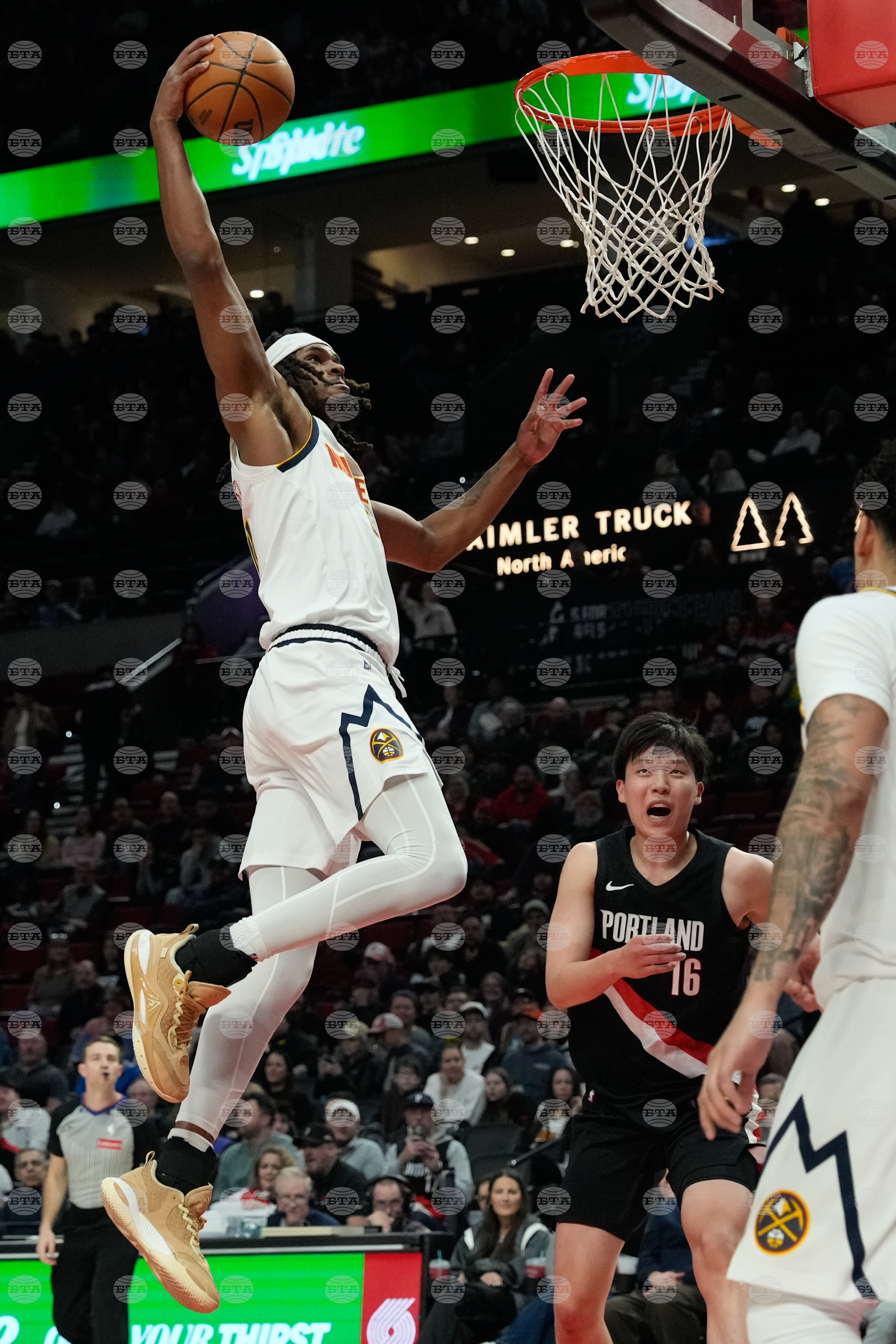 Nuggets Trail Blazers Basketball