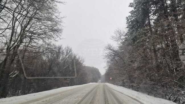  Пътят Русе – Разград – Шумен е затворен за движение на тежкотоварни автомобили над 12 тона заради снеговалеж и снегопочистване