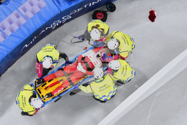 APTOPIX Milan Cortina Olympics Short Track Speedskating