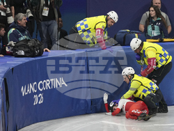 APTOPIX Milan Cortina Olympics Short Track Speedskating