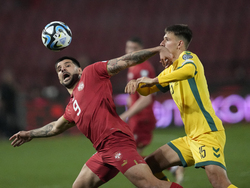 APTOPIX Serbia Lithuania Euro 2024 Soccer