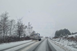 Разград - зимна обстановка