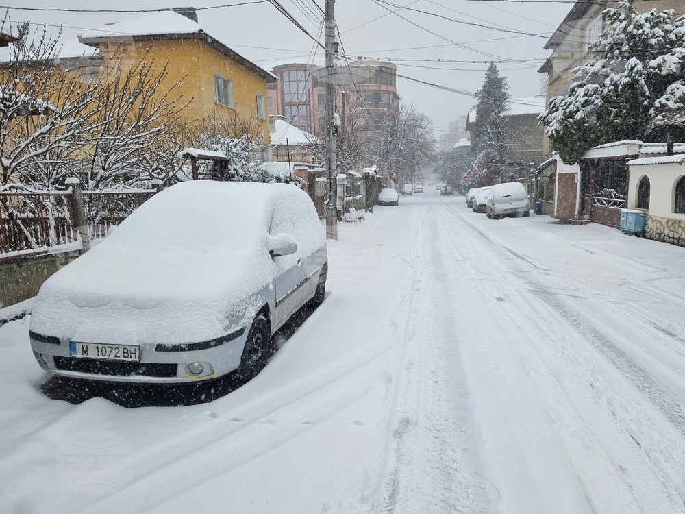 Монтана - зимна обстановка