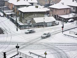 Монтана - зимна обстановка