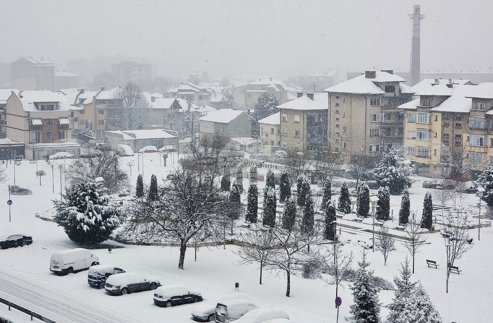 Монтана - зимна обстановка