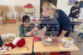 Турция - българско неделно училище - мартеници - работилница