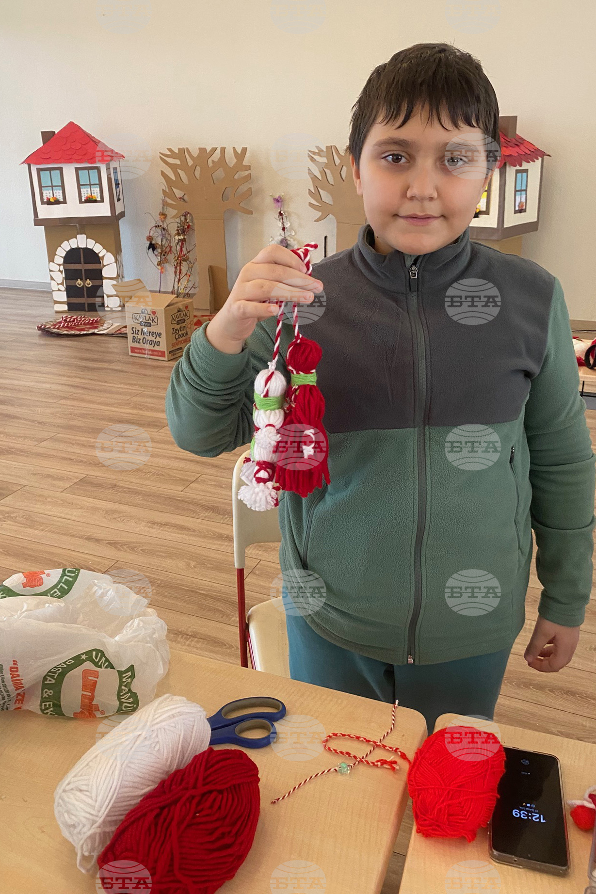 Турция - българско неделно училище - мартеници - работилница