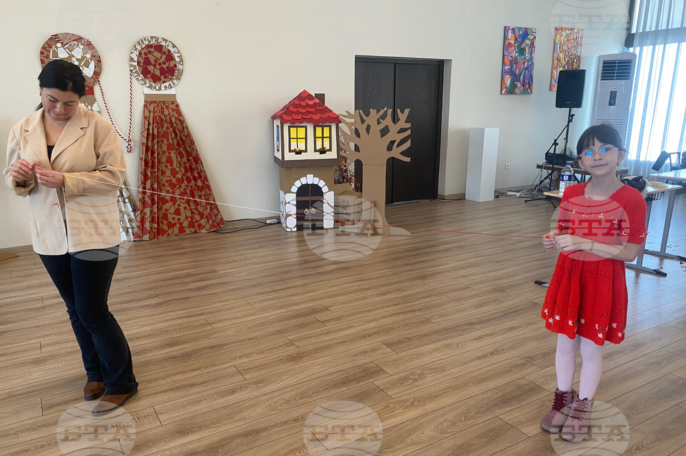 Турция - българско неделно училище - мартеници - работилница