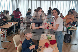 Турция - българско неделно училище - мартеници - работилница