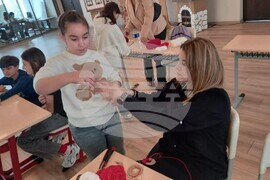 Турция - българско неделно училище - мартеници - работилница