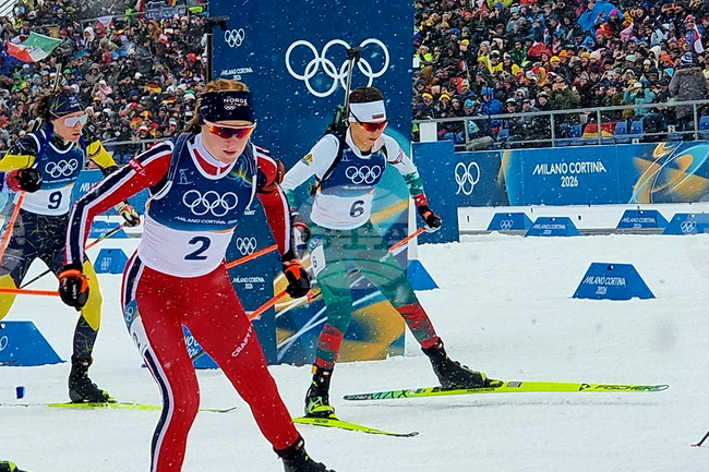  Italy - Winter Olympic Games in Milan Cortina 2026 - Biathlon - Lora Hristova - Milena Todorova