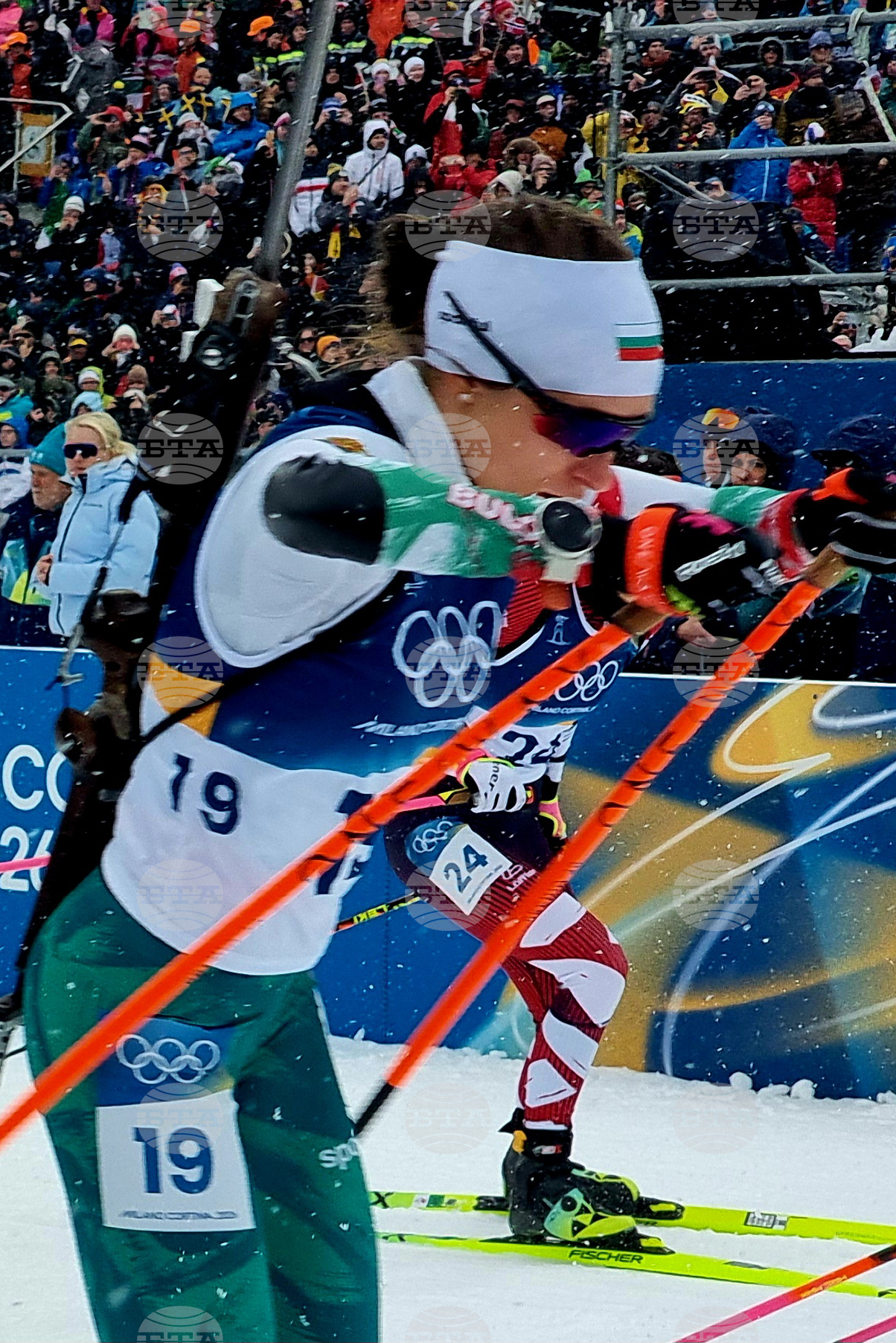 Italy - Winter Olympic Games in Milan Cortina 2026 - Biathlon - Lora Hristova - Milena Todorova